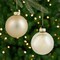 Northlight 2-Finish Glass Christmas Ball Ornaments - 2.5" (60mm) - Champagne Gold - 9ct